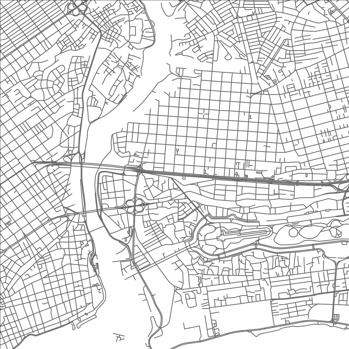 ROAD MAP OF SANTO DOMINGO ESTE, DOMINICAN REPUBLIC BY MAPBAKES