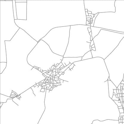 ROAD MAP OF TAMAYO, DOMINICAN REPUBLIC BY MAPBAKES