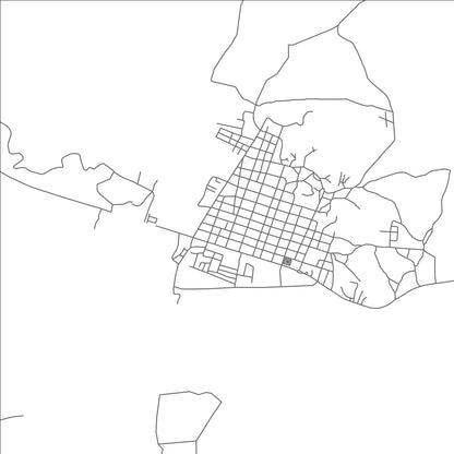 ROAD MAP OF VILLA VASQUEZ, DOMINICAN REPUBLIC BY MAPBAKES