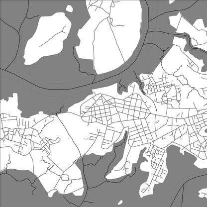 ROAD MAP OF DUBRÉKA, GUINEA BY MAPBAKES