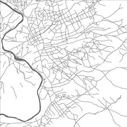 ROAD MAP OF FARANAH, GUINEA BY MAPBAKES