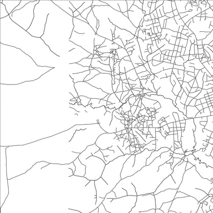 ROAD MAP OF KISSIDOUGOU, GUINEA BY MAPBAKES