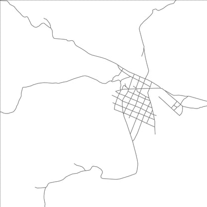 ROAD MAP OF KOUBIA, GUINEA BY MAPBAKES