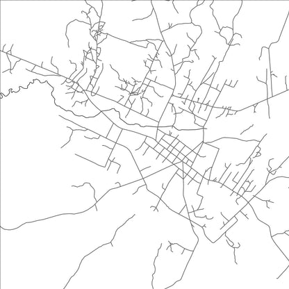 ROAD MAP OF LOLA, GUINEA BY MAPBAKES