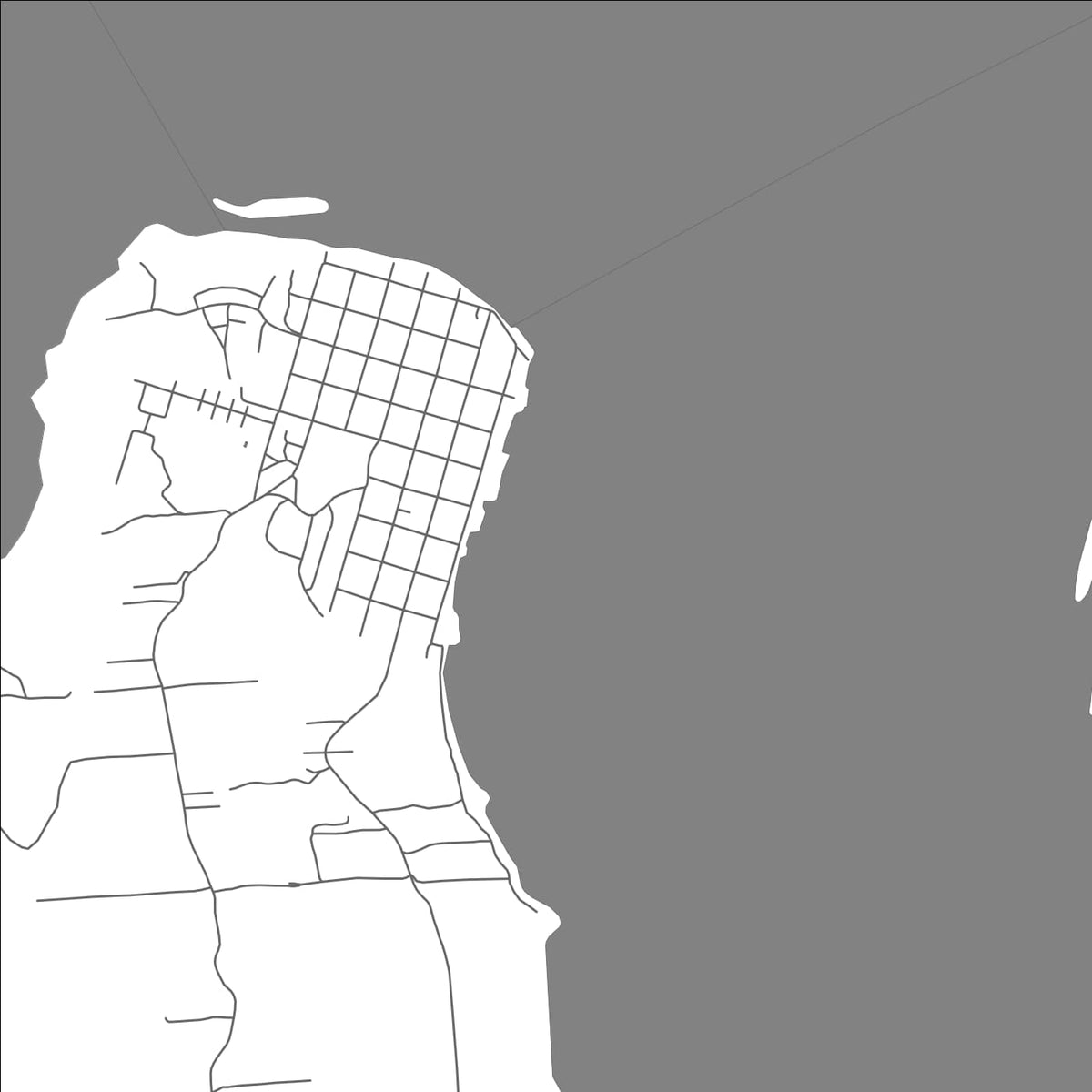 ROAD MAP OF BARTICA, GUYANA BY MAPBAKES