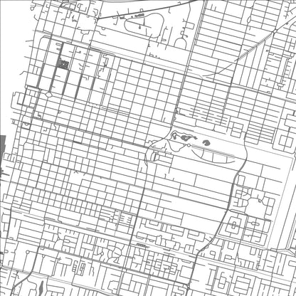 ROAD MAP OF GEORGETOWN, GUYANA BY MAPBAKES