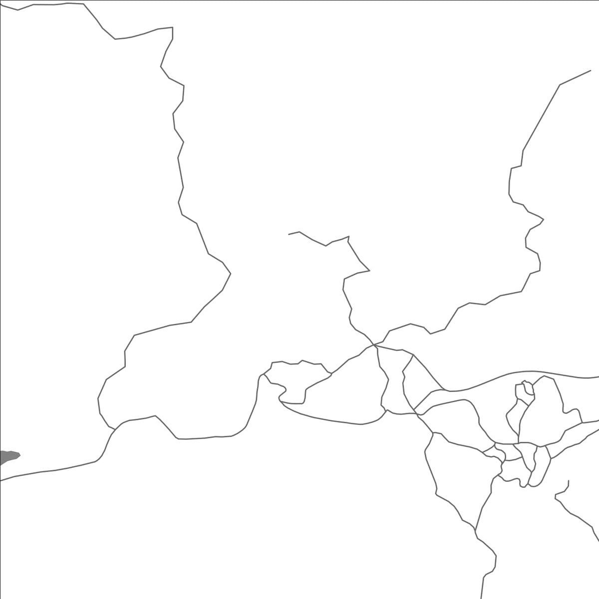 ROAD MAP OF MATTHEWS RIDGE, GUYANA BY MAPBAKES