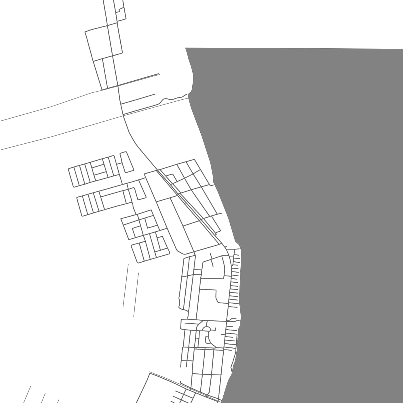 ROAD MAP OF PRINCETOWN, GUYANA BY MAPBAKES