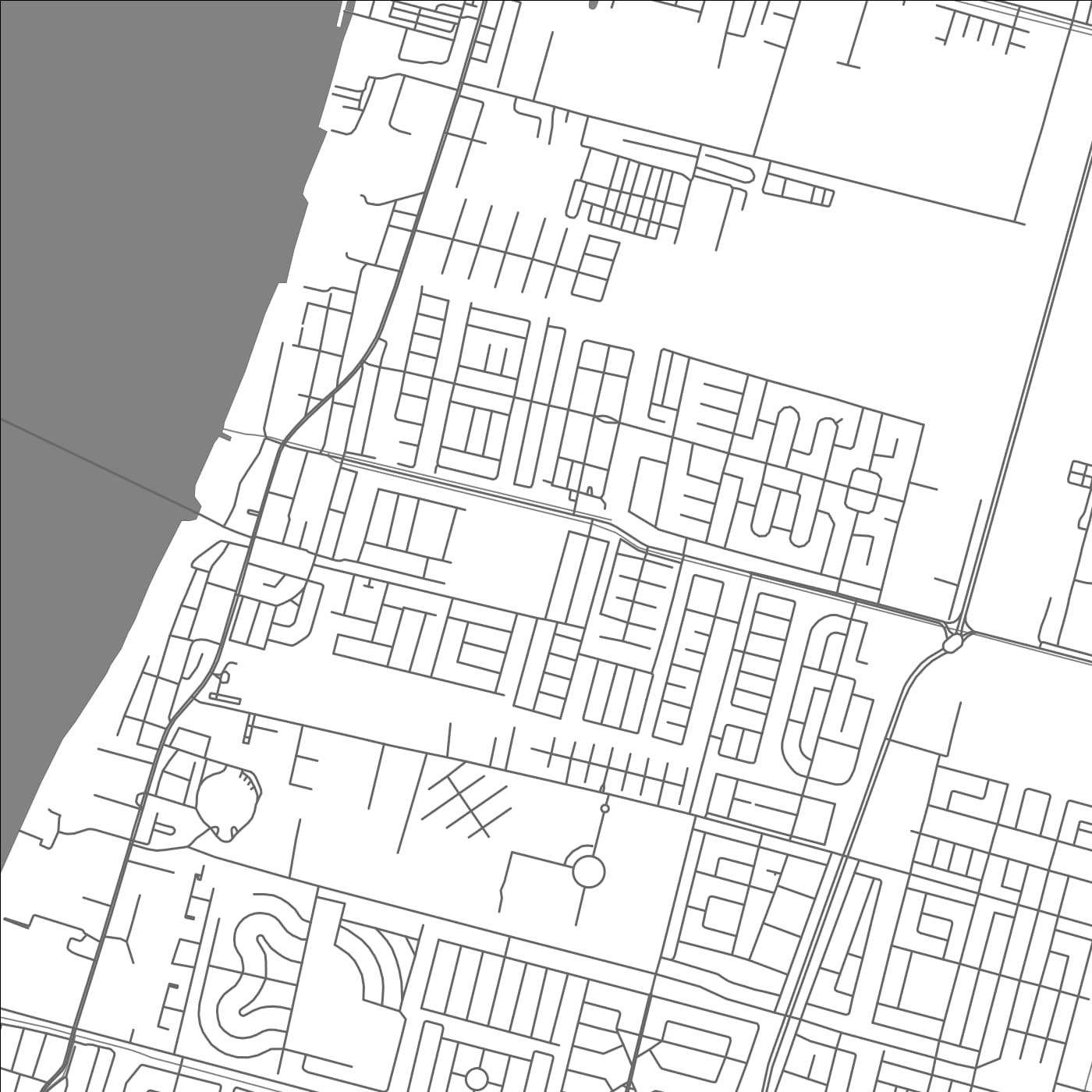 ROAD MAP OF PROVIDENCE, GUYANA BY MAPBAKES