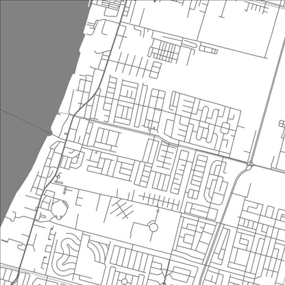 ROAD MAP OF PROVIDENCE, GUYANA BY MAPBAKES