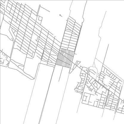 ROAD MAP OF ROSE HALL, GUYANA BY MAPBAKES