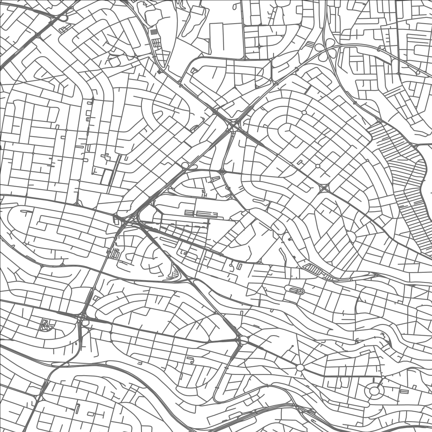 ROAD MAP OF AL ‘ABDALLĪ, JORDAN BY MAPBAKES