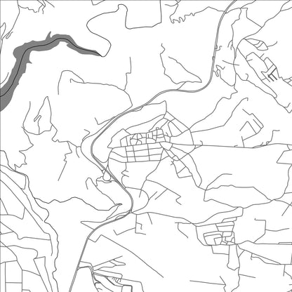 ROAD MAP OF AL MAŞŢABAH, JORDAN BY MAPBAKES