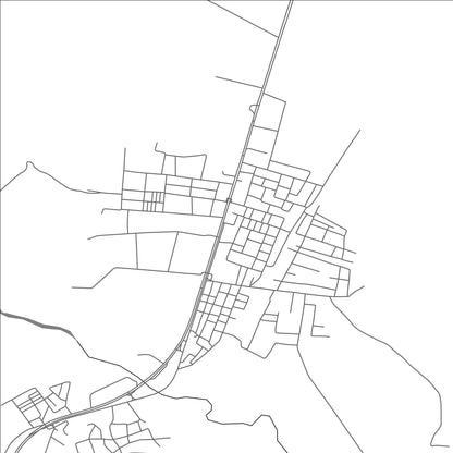 ROAD MAP OF AL QAŢRĀNAH, JORDAN BY MAPBAKES