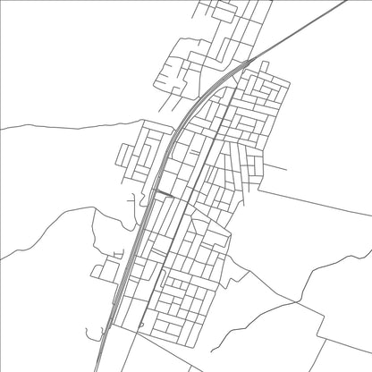 ROAD MAP OF AL QUWAYRAH, JORDAN BY MAPBAKES