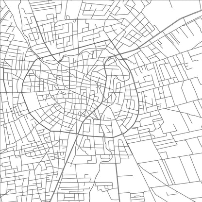 ROAD MAP OF AR RAMTHĀ, JORDAN BY MAPBAKES