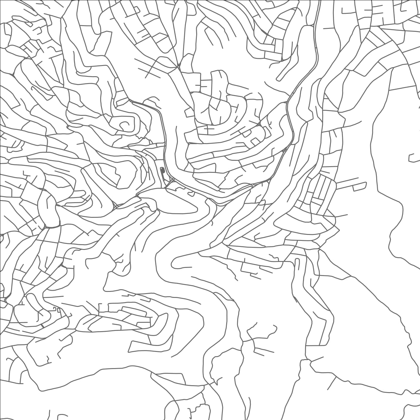 ROAD MAP OF AS SALŢ, JORDAN BY MAPBAKES