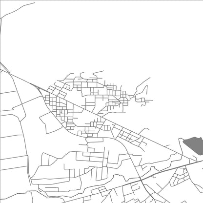 ROAD MAP OF ASH SHŪNAH AL JANŪBĪYAH, JORDAN BY MAPBAKES