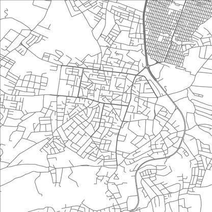 ROAD MAP OF ‘AYN AL BĀSHĀ, JORDAN BY MAPBAKES