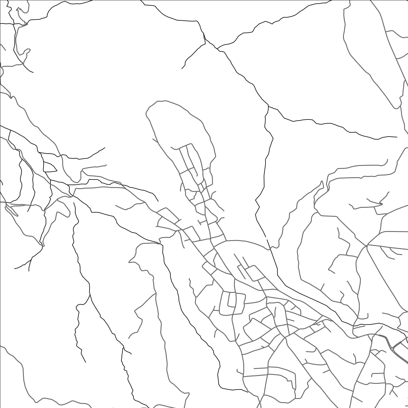 ROAD MAP OF BUŞAYRĀ, JORDAN BY MAPBAKES