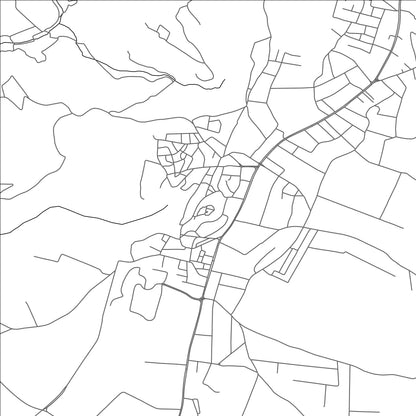 ROAD MAP OF ḨISBĀN, JORDAN BY MAPBAKES