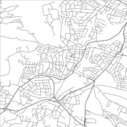 ROAD MAP OF NĀ‘ŪR, JORDAN BY MAPBAKES