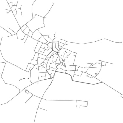 ROAD MAP OF UMM AL JIMĀL, JORDAN BY MAPBAKES