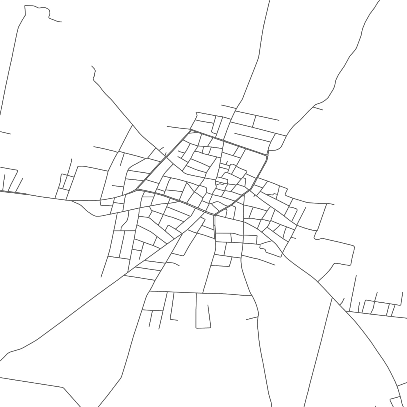 ROAD MAP OF UMM AL QIŢŢAYN, JORDAN BY MAPBAKES