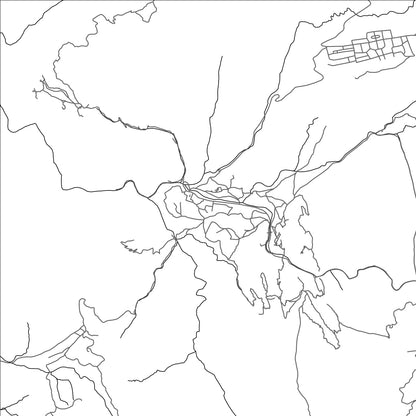 ROAD MAP OF WĀDĪ MŪSÁ, JORDAN BY MAPBAKES