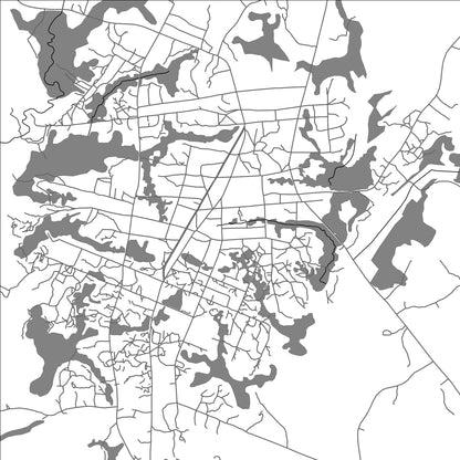 ROAD MAP OF ZWEDRU, LIBERIA BY MAPBAKES