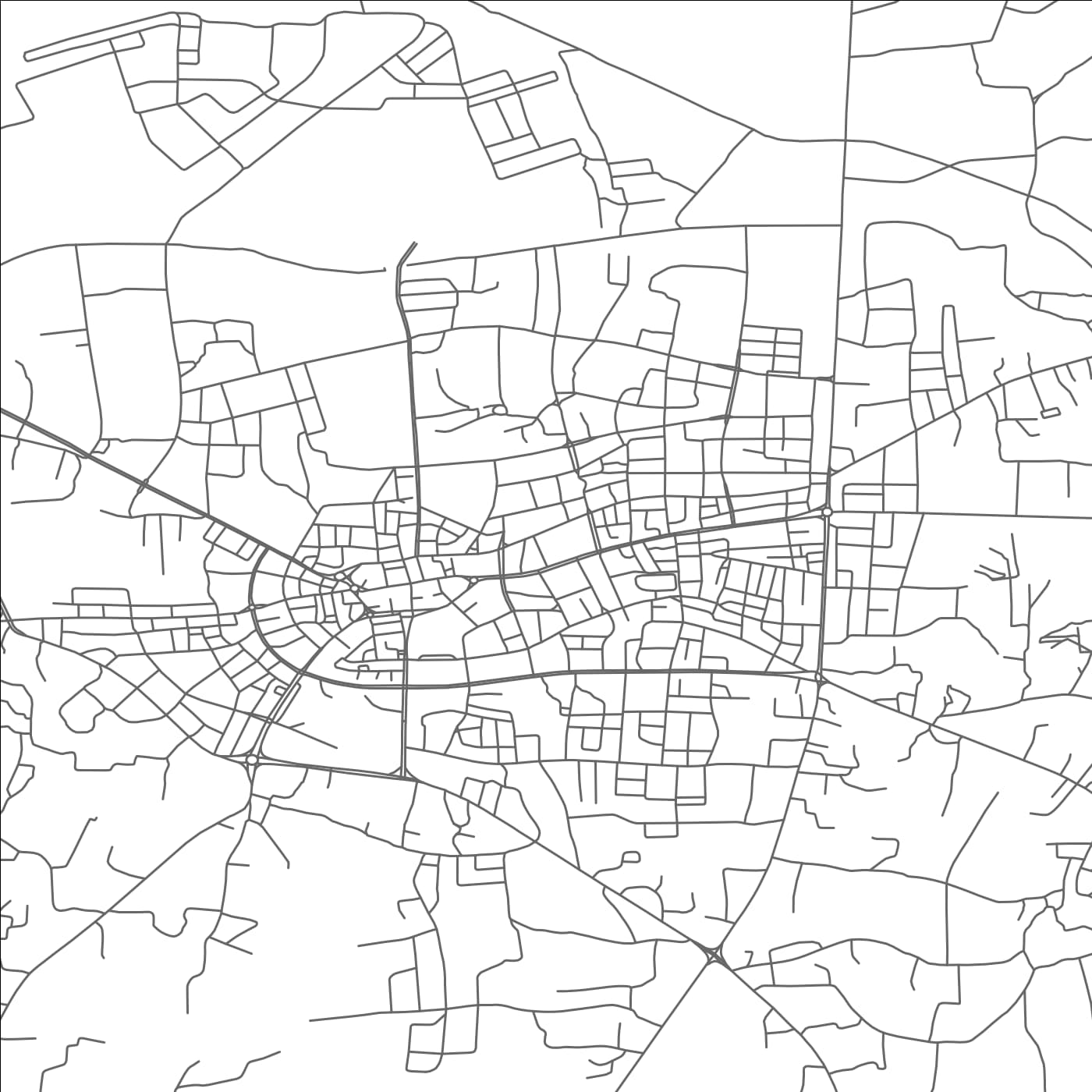 ROAD MAP OF AL JUMAYL, LIBYA BY MAPBAKES