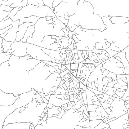 ROAD MAP OF AZ ZINTAN, LIBYA BY MAPBAKES