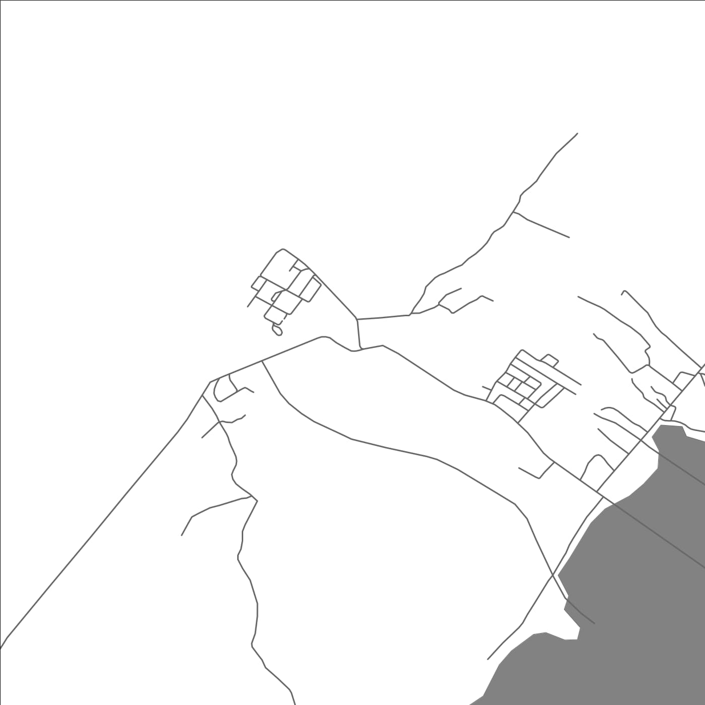 ROAD MAP OF AZ ZUWAYTINAH, LIBYA BY MAPBAKES