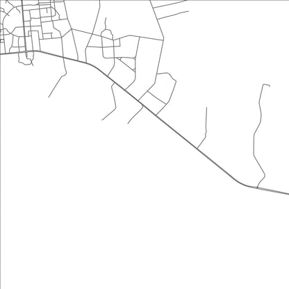 ROAD MAP OF BIRAK, LIBYA BY MAPBAKES