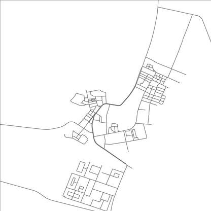 ROAD MAP OF GHAT, LIBYA BY MAPBAKES