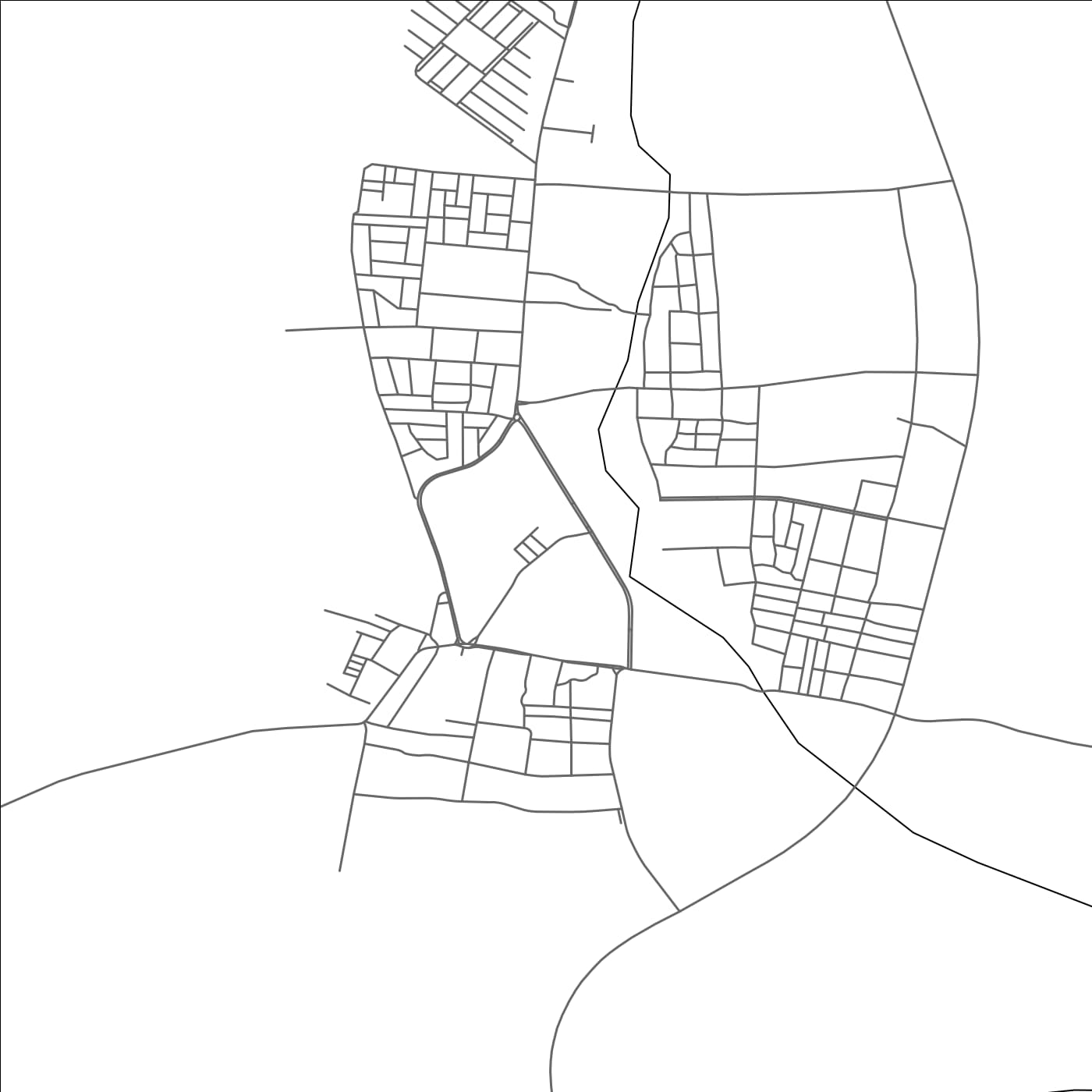 ROAD MAP OF MIZDAH, LIBYA BY MAPBAKES