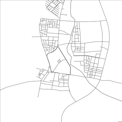 ROAD MAP OF MIZDAH, LIBYA BY MAPBAKES