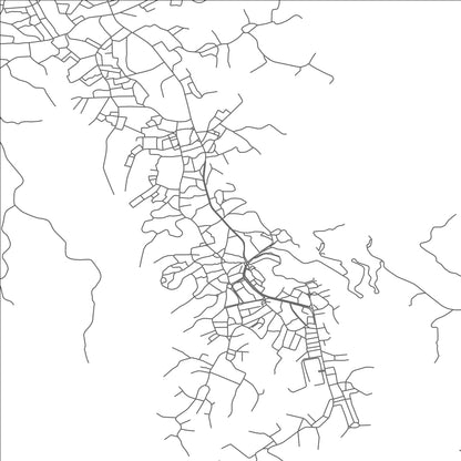 ROAD MAP OF NALUT, LIBYA BY MAPBAKES