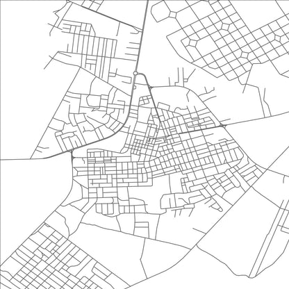 ROAD MAP OF QARYAT SULUQ, LIBYA BY MAPBAKES