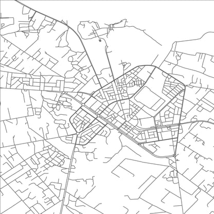 ROAD MAP OF SABRATAH, LIBYA BY MAPBAKES