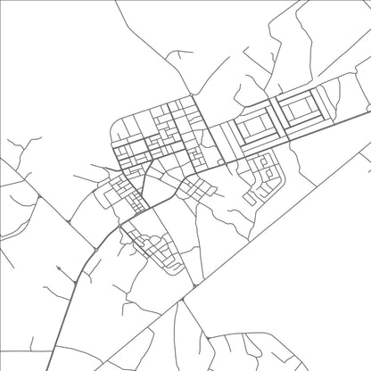 ROAD MAP OF SUKNAH, LIBYA BY MAPBAKES