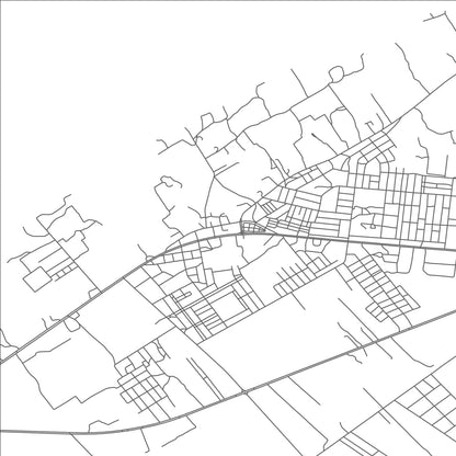 ROAD MAP OF TUKRAH, LIBYA BY MAPBAKES