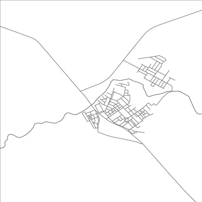 ROAD MAP OF UMM AR RIZAM, LIBYA BY MAPBAKES