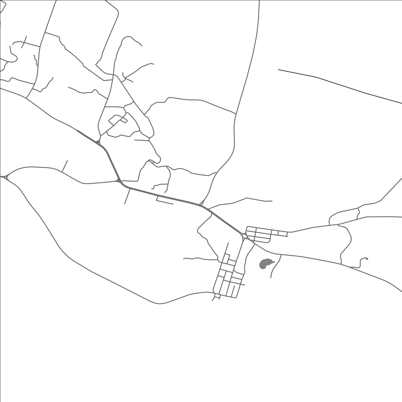 ROAD MAP OF ZILLAH, LIBYA BY MAPBAKES