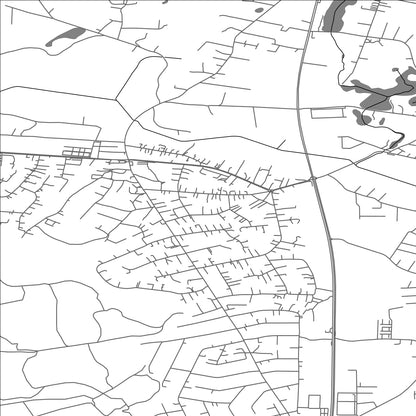 ROAD MAP OF DIDŽIOJI REIŠE, LITHUANIA BY MAPBAKES