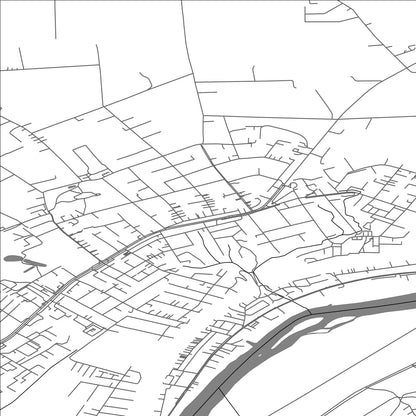 ROAD MAP OF DOMEIKAVA, LITHUANIA BY MAPBAKES