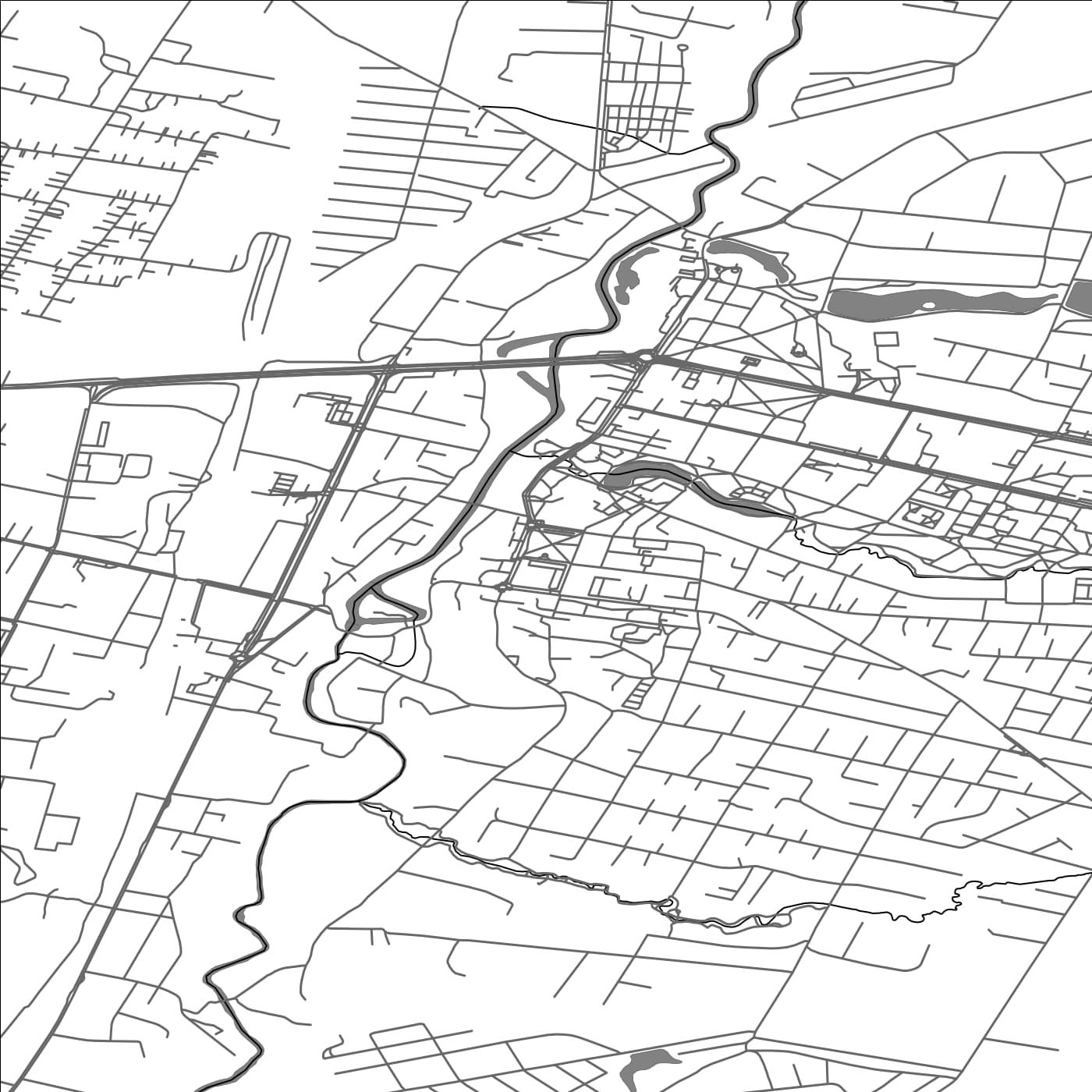 ROAD MAP OF KRETINGA, LITHUANIA BY MAPBAKES