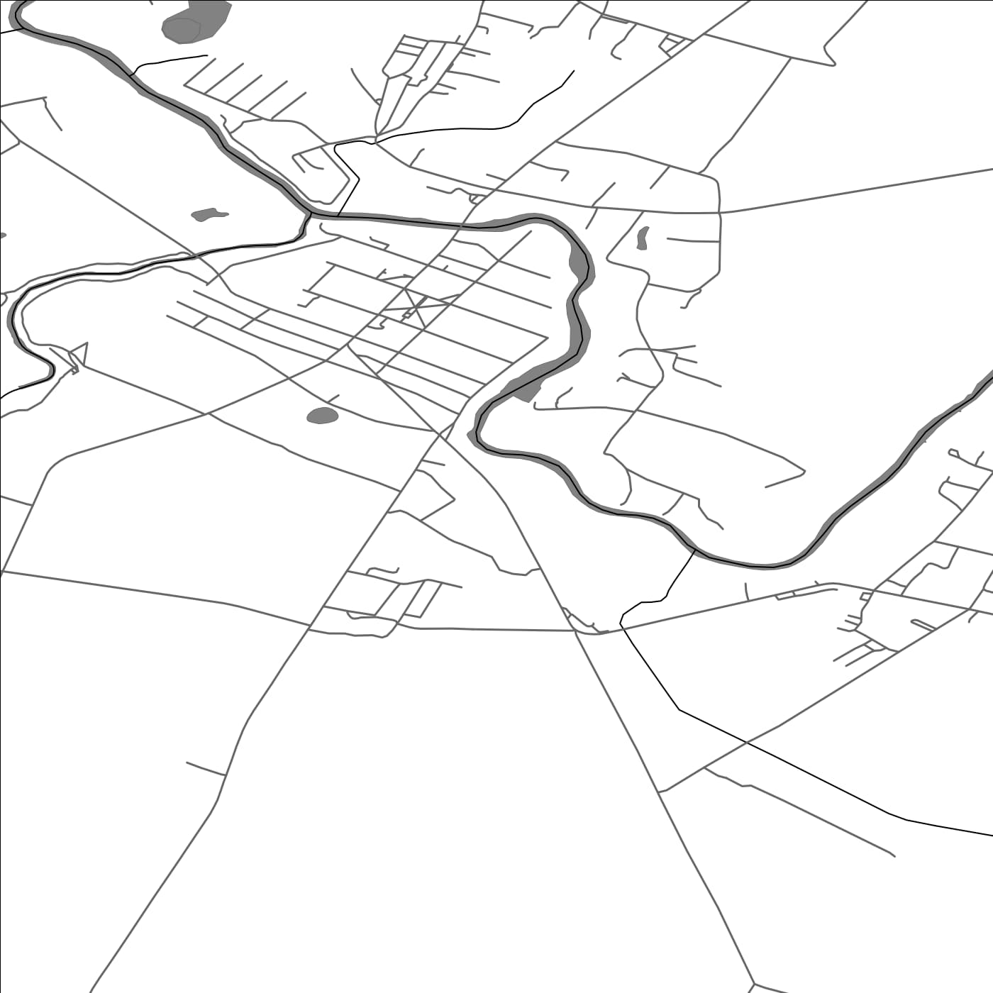 ROAD MAP OF KUDIRKOS NAUMIESTIS, LITHUANIA BY MAPBAKES