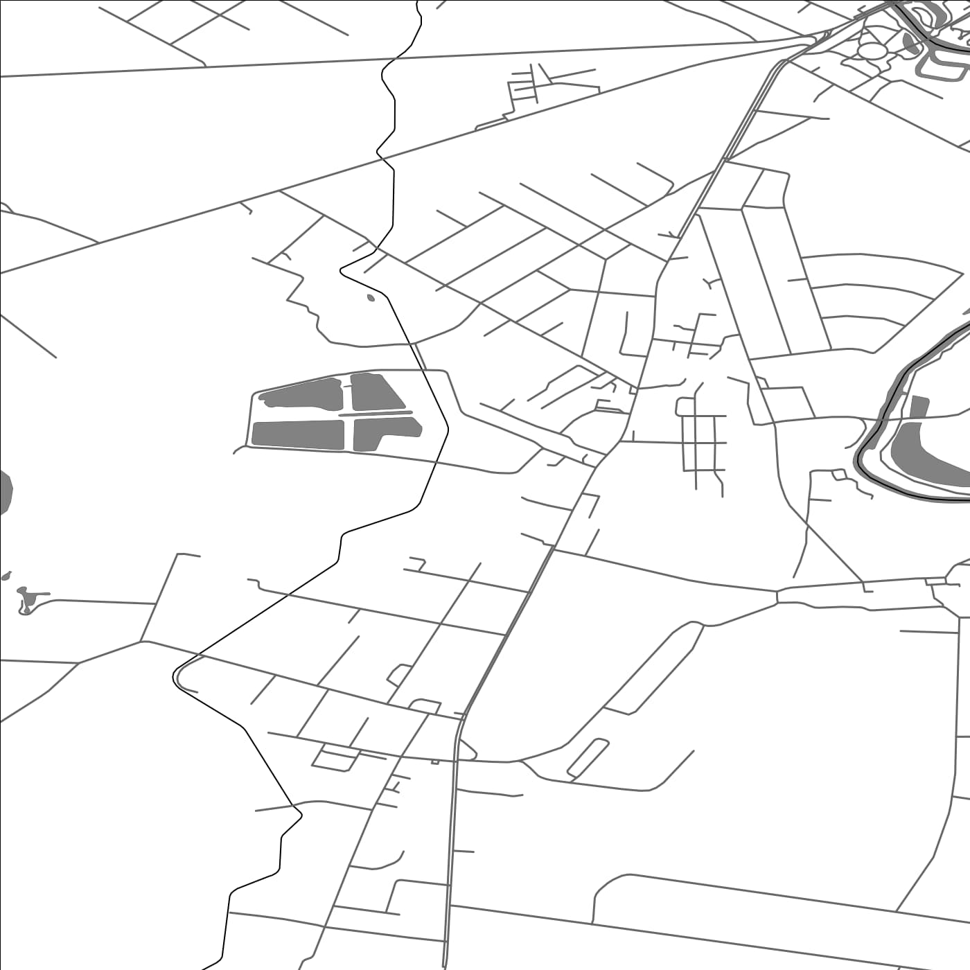 ROAD MAP OF KURSENAI, LITHUANIA BY MAPBAKES