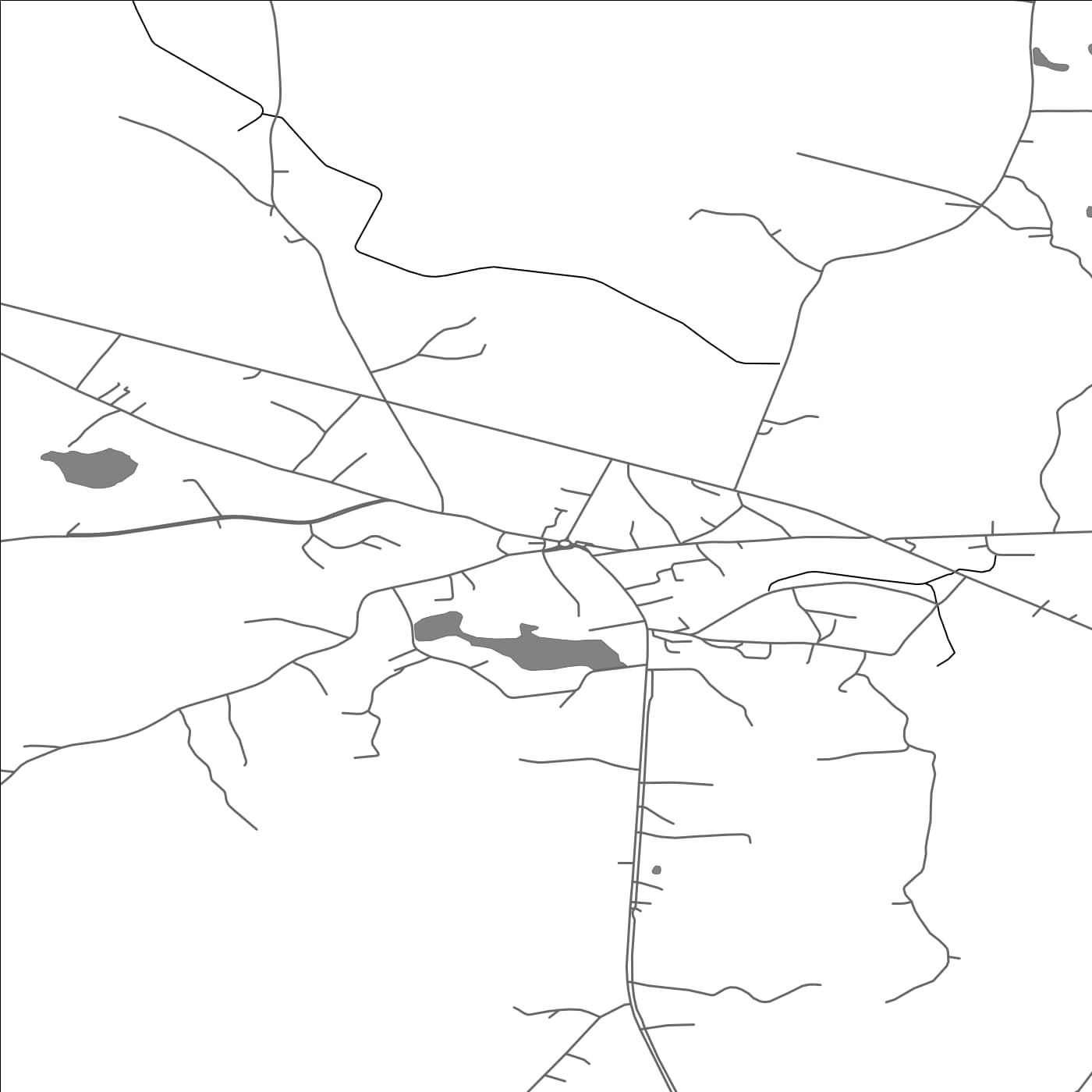 ROAD MAP OF LAUKUVA, LITHUANIA BY MAPBAKES